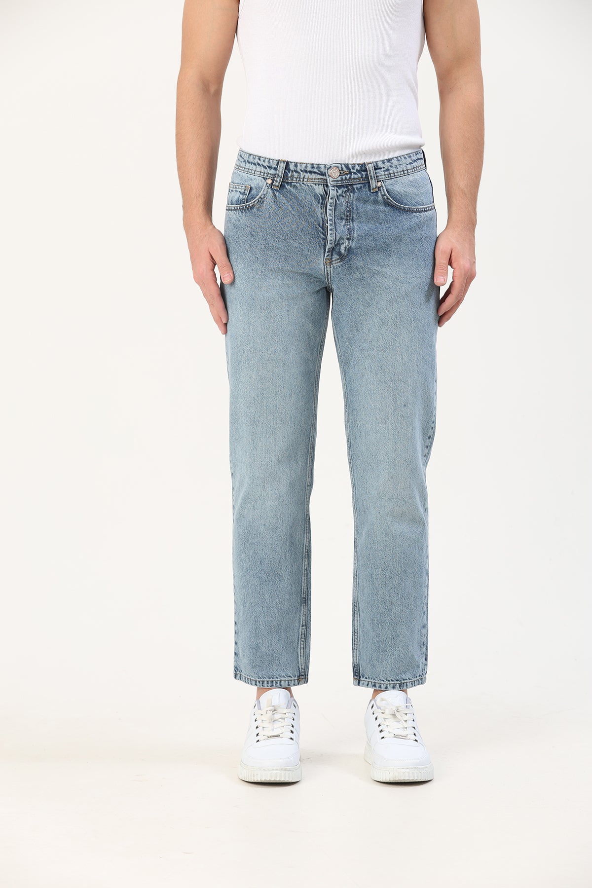 Erkek Regular fit Jean Mavi