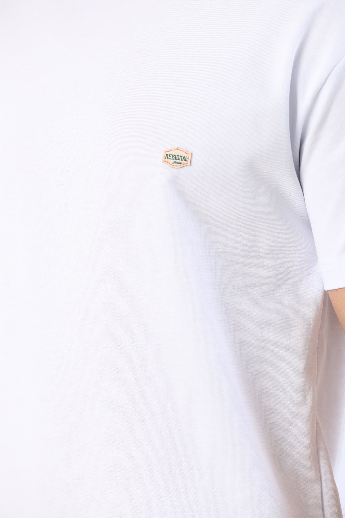 Erkek T-SHIRT REGULAR FIT BEYAZ