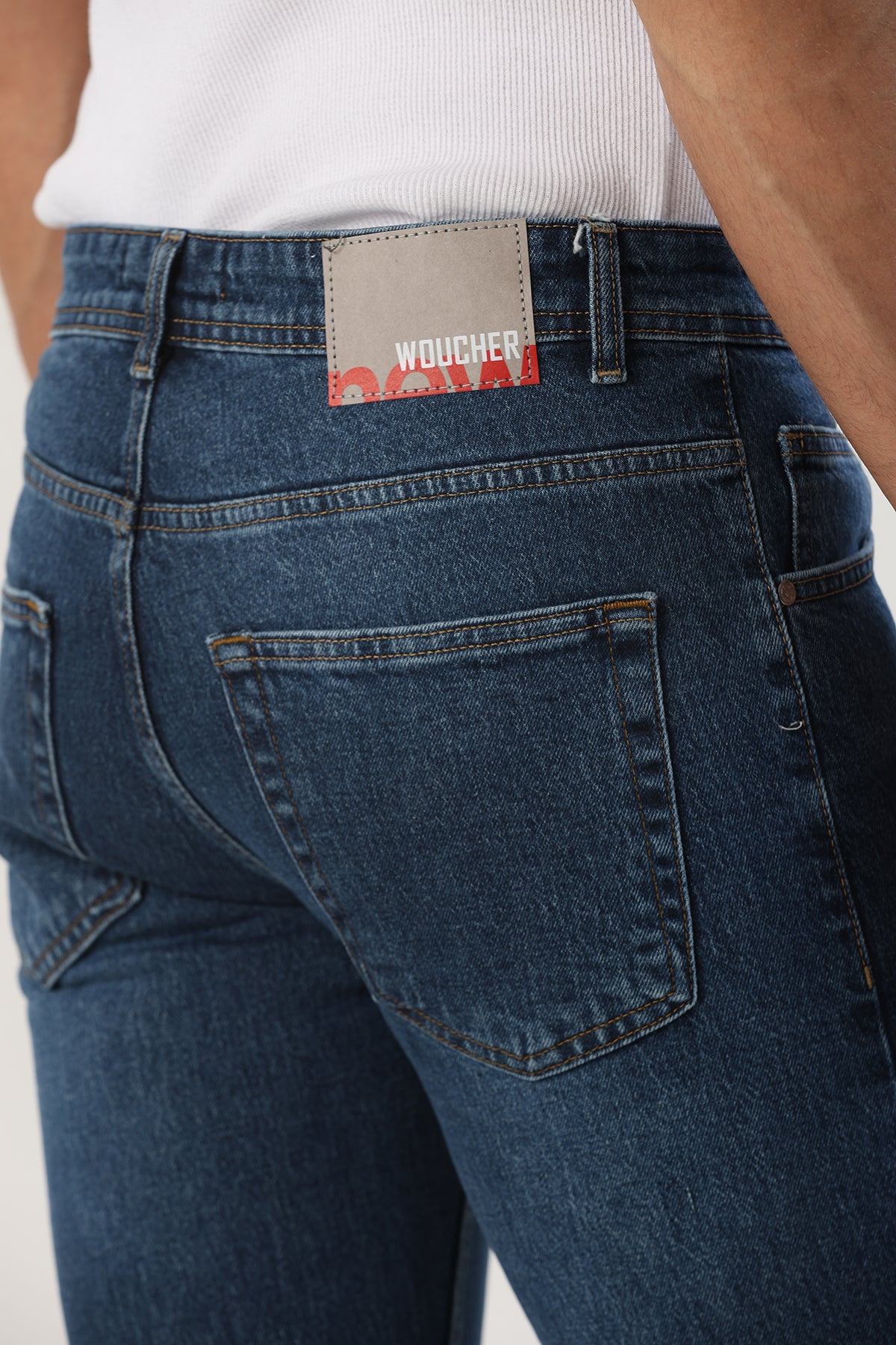 Erkek Regular fit Jean Koyu Lacivert