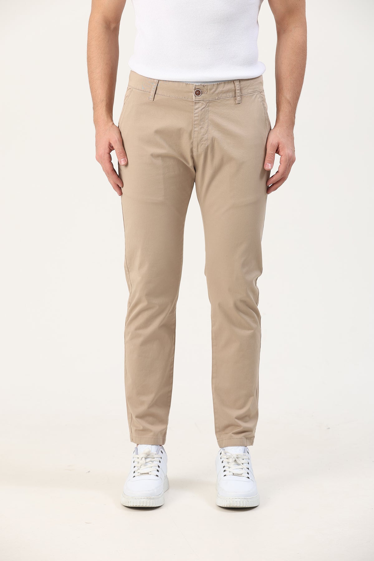 KİONA Erkek CHINO PANTOLON BEJ - 32, Bej
