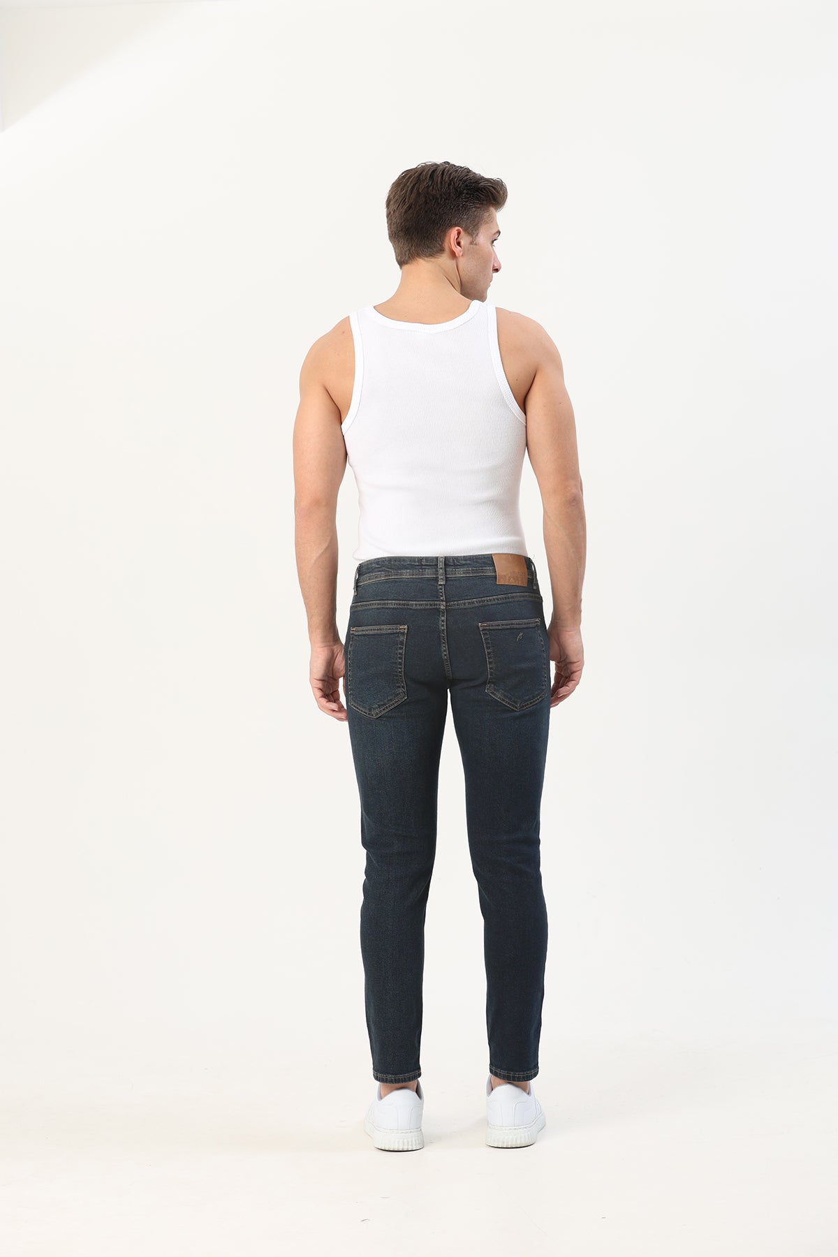 Super Slım Fit Erkek Jean Nıght Blue